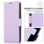 Samsung Galaxy S25+ 5G Side Buckle RFID Anti-theft Leather Phone Case - Light Purple
