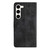 Samsung Galaxy S25+ 5G Skin-feel Embossed Butterfly Leather Phone Case - Black