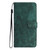 Samsung Galaxy S25+ 5G Skin-feel Embossed Butterfly Leather Phone Case - Green