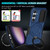 Samsung Galaxy S25+ 5G Sliding Camshield MagSafe Holder TPU Hybrid PC Phone Case - Royal Blue Samsung Galaxy S25+ 5G Sliding Camshield MagSafe Holder TPU Hybrid PC Phone Case - Royal Blue
