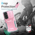 Samsung Galaxy S25+ 5G Sliding Camshield Phone Case - Pink + Grey Green Samsung Galaxy S25+ 5G Sliding Camshield Phone Case - Pink + Grey Green