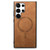 Samsung Galaxy S25+ 5G Solid Color Retro Magsafe PU Back Cover Phone Case - Brown