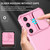 Samsung Galaxy S25+ 5G Stereoscopic Holder Sliding Camshield Phone Case - Pink