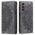 Samsung Galaxy S25+ 5G Totem Embossed Magnetic Leather Phone Case - Grey Samsung Galaxy S25+ 5G Totem Embossed Magnetic Leather Phone Case - Grey