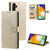Samsung Galaxy S25+ 5G Totem Flower Embossed Leather Phone Case - Gold