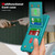 Samsung Galaxy S25+ 5G Vertical Flip Card Bag Holder Leather Phone Case - Cyan Green