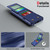 Samsung Galaxy S25+ 5G Vertical Flip Card Bag Holder Leather Phone Case - Dark Blue