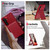 Samsung Galaxy S25+ 5G Vertical Flip Card Bag Holder Leather Phone Case - Red