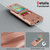 Samsung Galaxy S25+ 5G Vertical Flip Card Bag Holder Leather Phone Case - Rose Gold