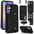 Samsung Galaxy S25+ 5G Wristband Vertical Flip Wallet Back Cover Phone Case with Long Lanyard - Black
