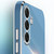 Samsung Galaxy S25+ 5G XINLI Straight 6D Plating Gold Edge TPU Shockproof Case with Ring Holder - Celestial Blue Samsung Galaxy S25+ 5G XINLI Straight 6D Plating Gold Edge TPU Shockproof Case with Ring Holder - Celestial Blue