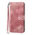 Samsung Galaxy S25+ 5G YX0060 Elephant Head Embossed Phone Leather Case with Lanyard - Pink