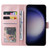 Samsung Galaxy S25 5G 3-Card Slots Multifunctional Leather Phone Case - Rose Gold