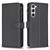 Samsung Galaxy S25 5G 9 Card Slots Zipper Wallet Leather Flip Phone Case - Black