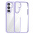 Samsung Galaxy S25 5G Anti-fingerprint Highly Transparent PC Phone Case - Purple