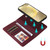 Samsung Galaxy S25 5G BETOPNICE BN-005 2 in 1 Detachable Imitate Genuine Leather Phone Case - Wine Red