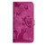 Samsung Galaxy S25 5G Butterfly Cat Embossing Flip Leather Phone Case - Pink