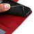 Samsung Galaxy S25 5G Classic Calf Texture Flip Leather Phone Case - Red