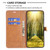 Samsung Galaxy S25 5G Color Block Denim Texture Leather Phone Case - Red