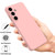 Samsung Galaxy S25 5G Color Liquid Silicone Phone Case - Pink