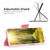 Samsung Galaxy S25 5G Colored Drawing Pattern Leather Phone Case - Flowers Butterfly
