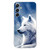 Samsung Galaxy S25 5G Colorful Painting Pattern TPU Phone Case - White Wolf