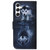 Samsung Galaxy S25 5G Coloured Drawing Flip Leather Phone Case - Wolf and Dog Samsung Galaxy S25 5G Coloured Drawing Flip Leather Phone Case - Wolf and Dog