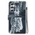 Samsung Galaxy S25 5G Crystal Texture Colored Drawing Leather Phone Case - Cat Tiger Reflection