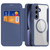 Samsung Galaxy S25 5G DUX DUCIS Skin X Pro Series Magsafe PC + TPU Phone Leather Case - Blue Samsung Galaxy S25 5G DUX DUCIS Skin X Pro Series Magsafe PC + TPU Phone Leather Case - Blue