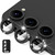Samsung Galaxy S25 5G ENKAY Hat-Prince 9H Rear Camera Lens Glitter Aluminium Alloy Tempered Glass Film - Black