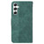 Samsung Galaxy S25 5G Geometric Embossed Leather Phone Case - Green Samsung Galaxy S25 5G Geometric Embossed Leather Phone Case - Green