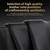 Samsung Galaxy S25 5G HUIYI Leather Magnetic Phone Case - Black