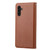 Samsung Galaxy S25 5G Knead Skin Texture Flip Leather Phone Case - Brown