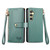 Samsung Galaxy S25 5G Love Zipper Lanyard Leather Phone Case - Green