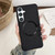 Samsung Galaxy S25 5G Magsafe Magnetic Ring Cloth Texture Phone Case - Black