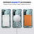 Samsung Galaxy S25 5G MagSafe Magnetic Shockproof Phone Case with Ring Holder - Green