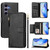Samsung Galaxy S25 5G Multi-Card Slots Zipper Wallet Leather Phone Case - Black