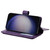 Samsung Galaxy S25 5G Multi-Function Wallet 10 Card Slots Leather Phone Case - Violet