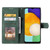 Samsung Galaxy S25 5G Nail Skin Feel Stitching Calf Texture Leather Phone Case - Green Samsung Galaxy S25 5G Nail Skin Feel Stitching Calf Texture Leather Phone Case - Green