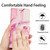 Samsung Galaxy S25 5G Painted Marble Pattern Leather Phone Case - Rose Gold