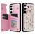 Samsung Galaxy S25 5G Printed Double Buckle RFID Anti-theft Phone Case - Dried Flower World