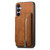 Samsung Galaxy S25 5G Retro MagSafe Zipper Wallet Card Bag Back Phone Case - Brown