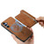 Samsung Galaxy S25 5G Retro MagSafe Zipper Wallet Card Bag Back Phone Case - Brown