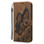 Samsung Galaxy S25 5G Retro Skin Feel Butterflies Embossing Horizontal Flip Leather Phone Case - Brown