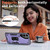 Samsung Galaxy S25 5G Ring Holder PC Hybrid TPU Phone Case - Purple