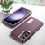 Samsung Galaxy S25 5G Rugged PC Hybrid Silicone Phone Case with Holder - Purple+Pink