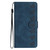 Samsung Galaxy S25 5G Seven Butterflies Embossed Leather Phone Case - Blue
