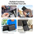 Samsung Galaxy S25 5G Shield Multi-functional MagSafe Card Bag Phone Case - Black
