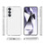 Samsung Galaxy S25 5G Shockproof Terminator Glitter Powder Phone Case - White