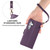 Samsung Galaxy S25 5G Side Buckle RFID Anti-theft Leather Phone Case - Dark Purple